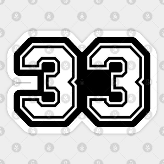 Number 33 Thirty Three Back - Number 33 - Sticker | TeePublic アウトレットの購入 アームアップチェア 【33,550円】デスクチェア②FUJI-BOEKI デスクチェア